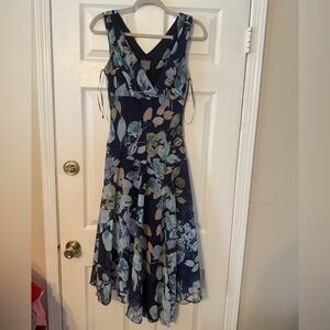 Rabbit Rabbit Rabbit Navy Floral Maxi Dress